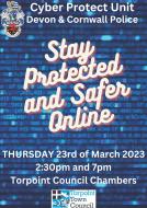 CYBER SECURITY PUBLIC TALKS - THURSDAY 23rd MARCH 2023